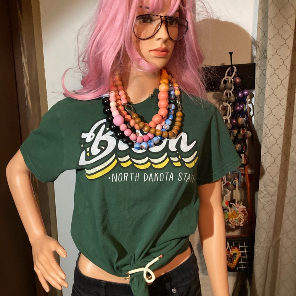 NDSU Lot - tee, pins, Pom Pom, and Charms